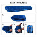 Kids Mummy Sleeping Bag - Blue, 2.4lbs Fill