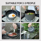 16-Piece Camping Cookware Mess Kit
