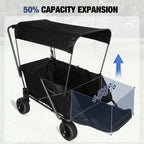 Heavy-Duty Folding Dog Wagon Cart
