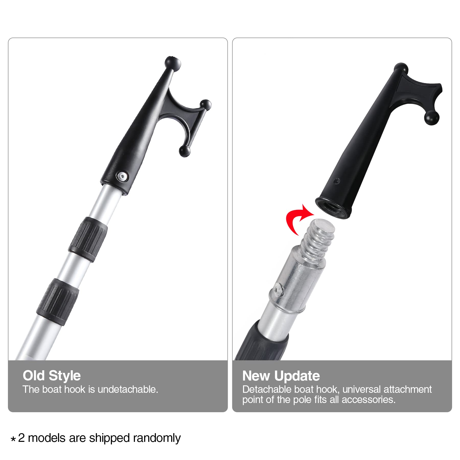 Telescopic Boat Hook 8ft Aluminum