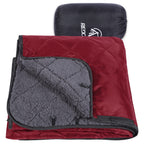 Large Camping Blanket with Sherpa Lining