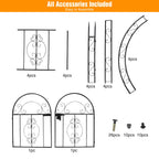 84in High Metal Garden Arbor with Gate