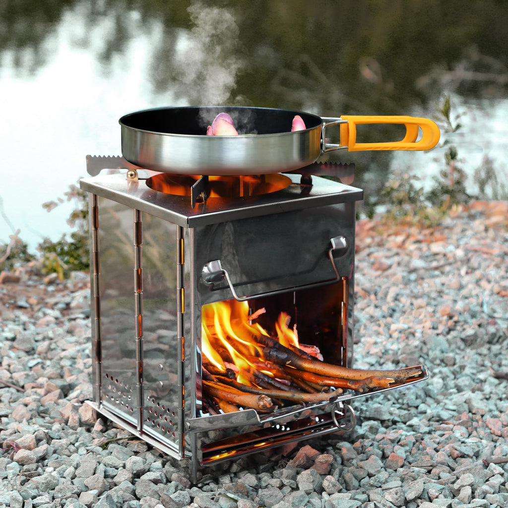 2-Piece Camping Frying Pan Set