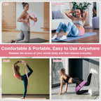 Pilates Ring Set with Resistance Bands and Exercise Ball